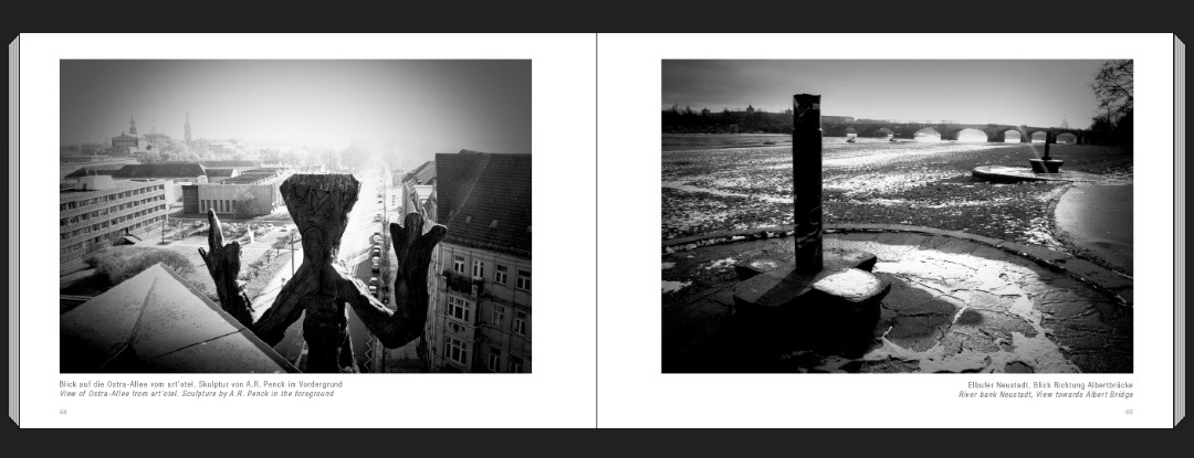 Seiten aus dem Fotobuch - Dresden in Schwarzweiss